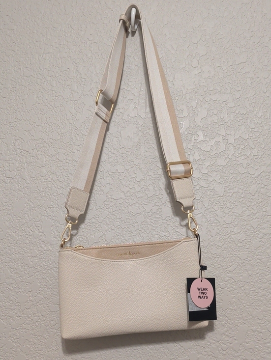 Nanette Lepore Handbags - Nanette Lepore tan beige crossbody bag purse
